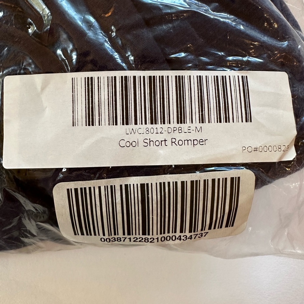 Lunya Cool Short Romper in Deep Blue Sizes Small & Medium NEW in packaging - Picture 4 of 4